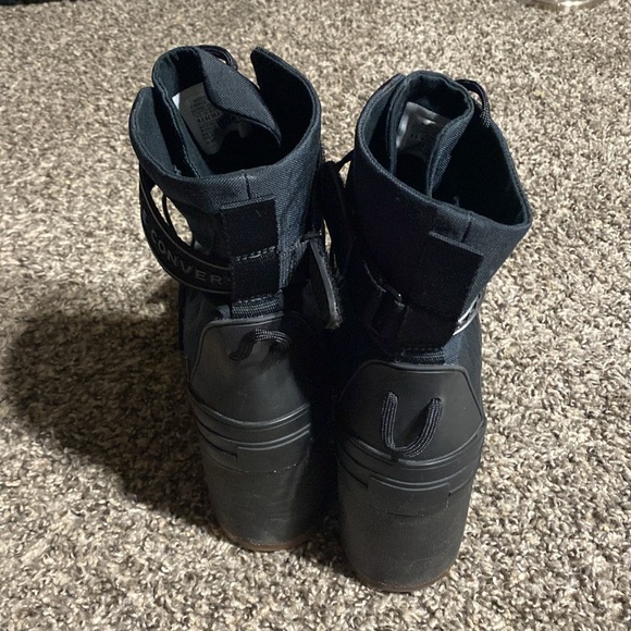 Converse GR82 Heeled Combat Boots Military Moto Punk Grunge Alt - Picture 6 of 12